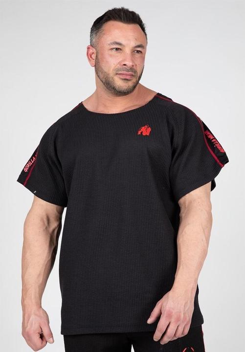 Immagine prodotto Gorilla Wear Top da allenamento Buffalo Old School Nero/Rosso (S, M)