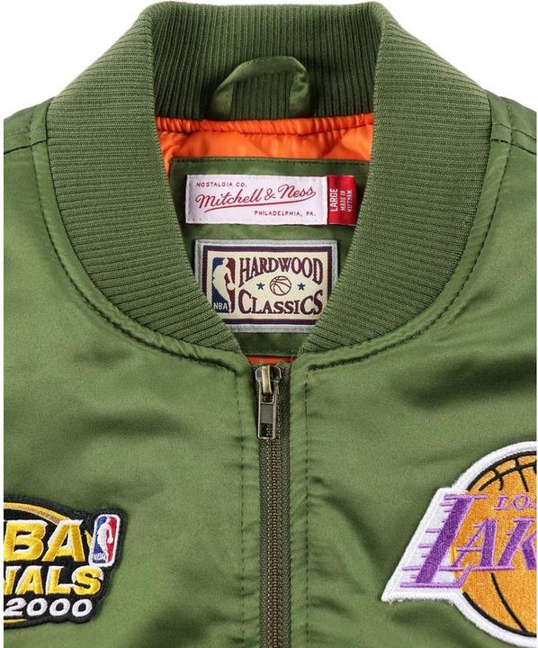 Image du produit Mitchell & Ness NBA Flight Satin - LA Lakers Veste à Bomber - 103809 (M)