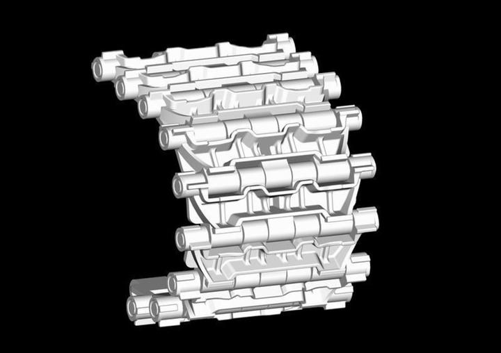 Actual product image Trumpeter T-72 Track left