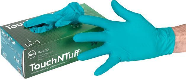Produktbild Ansell Touch n Tuff Nitrile Glove p/f green X/L (9.5, 10)