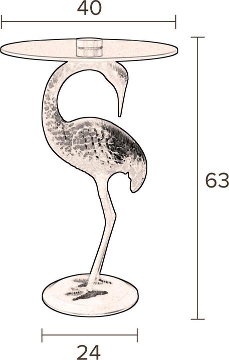 Produktbild Dutchbone Crane (40 x 40 x 63 cm)