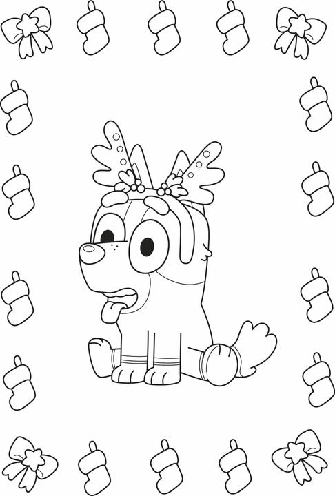 Image du produit BLUEY - Joyeux Noël - Un livre de coloriage