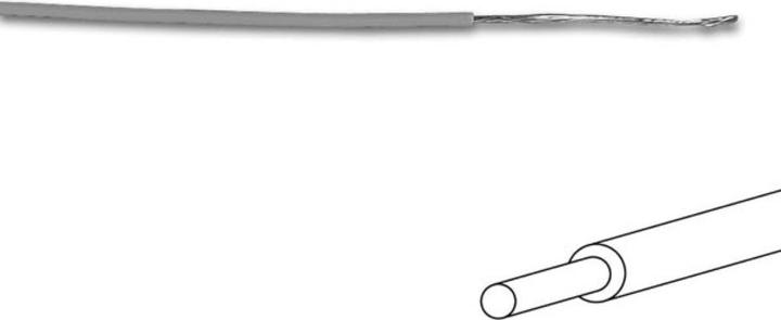 Cables FIL DE CÂBLAGE - ø 1.4 mm - 0.2 mm² - MONOBRIN - GRIS