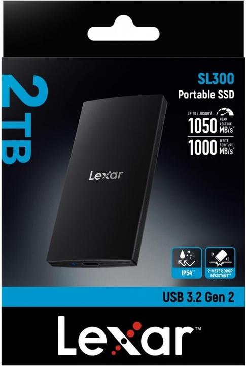 Image du produit Lexar SL300 Portable SSD 2TB (2 To)