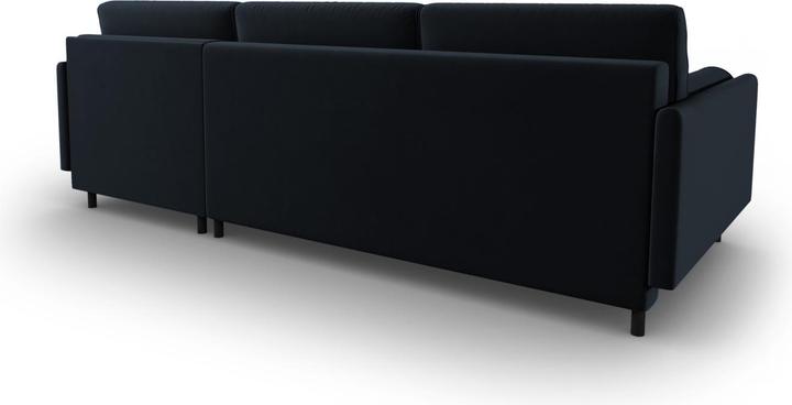 Actual product image Micadoni Velvet Right Corner Sofa With Bed Function And Box, "Scott", 5 Seats, 212x142x87Made in Europe (Corner sofa)