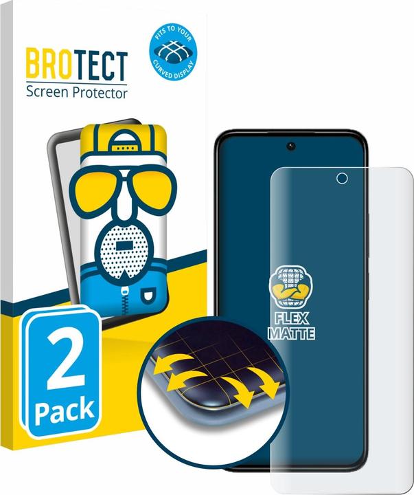Immagine prodotto BROTECT Full-Screen Pellicola Opaca (2 Pezzo/i, Xiaomi Redmi 13)