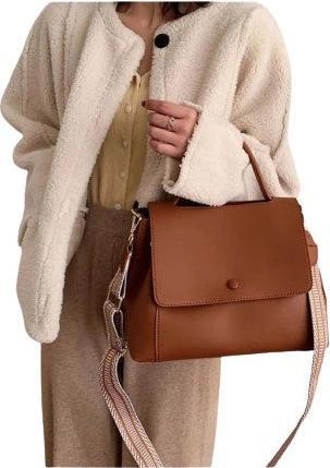 Only-Bags.Store Vegane Ledertasche, Tan Handtasche, Tan Tasche, Vegane Ledertasche, Vegane Lederhandtasche, Leder