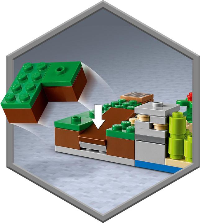 Produktbild LEGO Der Hinterhalt des Creeper (21177, LEGO Minecraft)