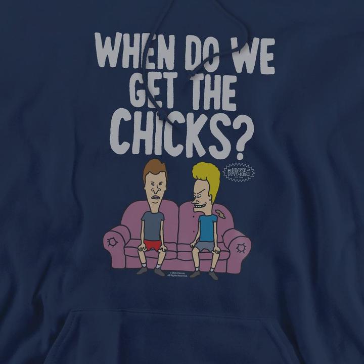 Immagine prodotto Universal Textiles When Do We Get The Chicks? Felpa con Cappuccio Uomo (S)