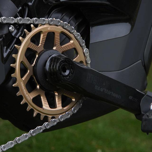 Actual product image e*13 Helix R e*spec Direct Mount chainring, Bosch Gen4, 32 T., 52/55mm chainline, 11/12-f (32)