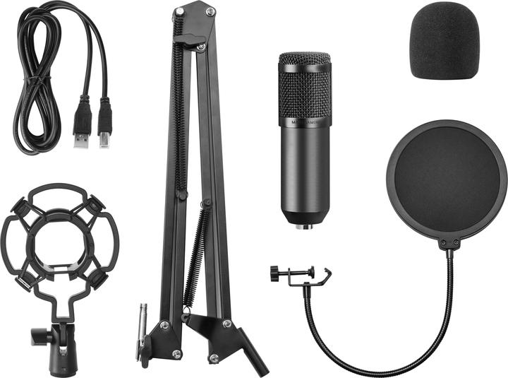 Image du produit Mars Gaming Microphone MMicPro avec bras de montage (Noir)