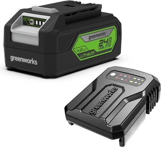 Immagine prodotto Greenworks Batteria 24V G24B2 e caricatore G24UC (24 V)