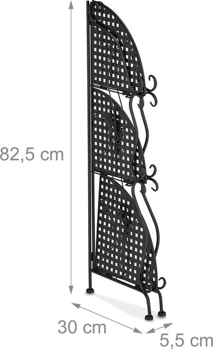 Actual product image Relaxdays Corner shelf (30 x 30 x 82.5 cm)