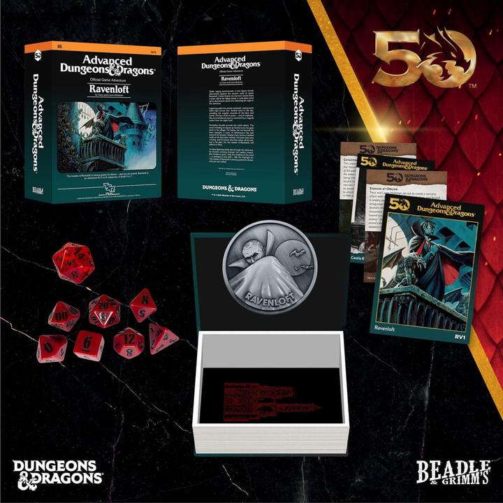 Produktbild Beadle & Grimm´s Dungeaons & Dragons Classic Module Würfel Set Ravenloft (7)