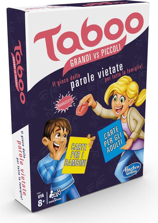 Actual product image Hasbro Gaming Taboo edizione famiglia, i Italian version, German: 671-41-110 (Italian)