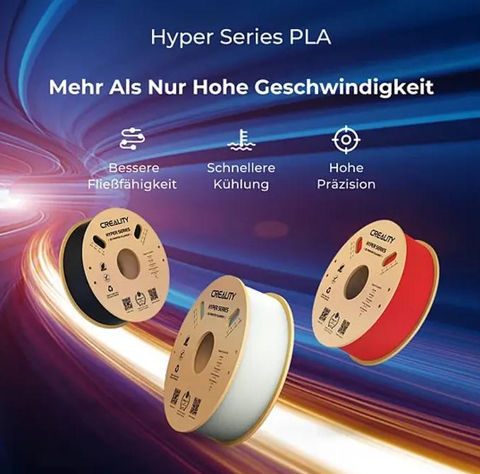 Actual product image Creality Filament PLA Hyper (PLA, 1.75 mm, 1000 g, White)
