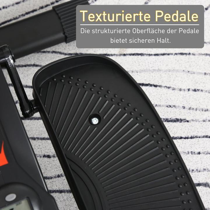 Produktbild Homcom Mini Stepper mit LCD-Monitor Heimtrainer Pedaltrainer mit stufenlos einstellbarem Widerstand