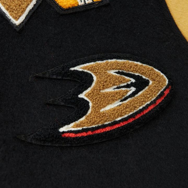 Actual product image Mitchell & Ness M&N Legacy Varsity Wool Veste - Anaheim Ducks (S)