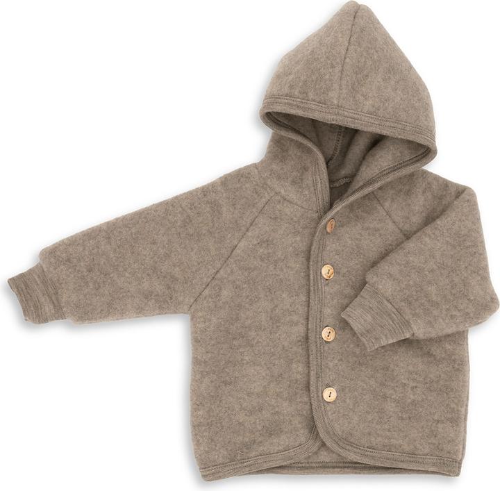 Engel Kinder Kapuzenjacke mit Holzknöpfen (98, 104)