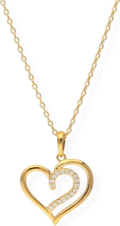 Carat Hearts (Messing Plaqué Or, 42 cm)