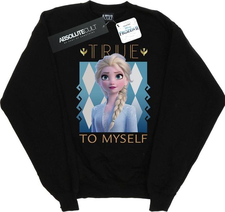 Actual product image Disney Mens Frozen 2 Elsa True To Myself Sweatshirt (4XL)