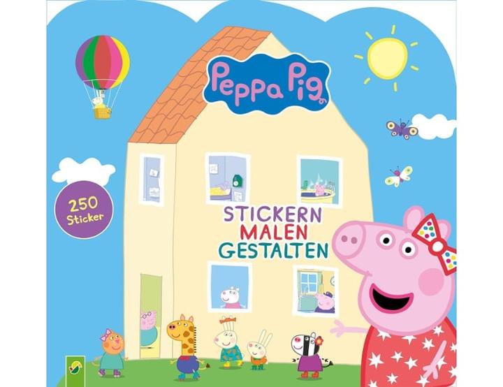 Actual product image Peppa Pig Stickers Painting Design