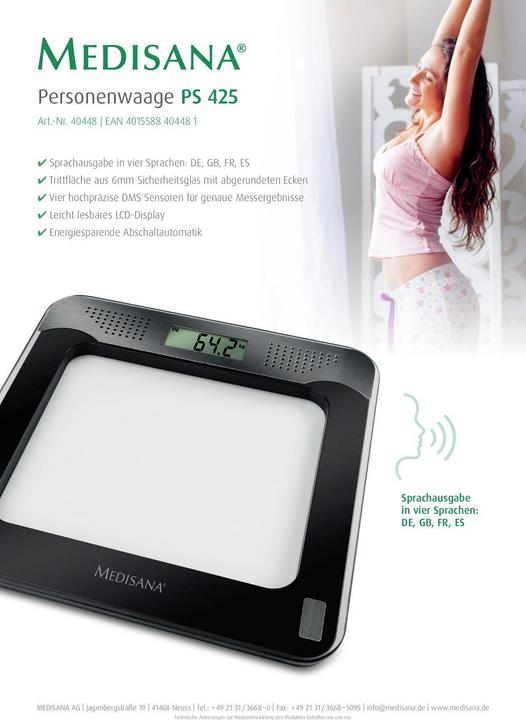 Produktbild Medisana Ps 425 (180 kg)