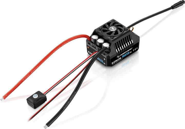 Image du produit Hobbywing Régulateur Ezrun MAX6 G2 200 Amp, 3-8s LiPo, BEC 8A