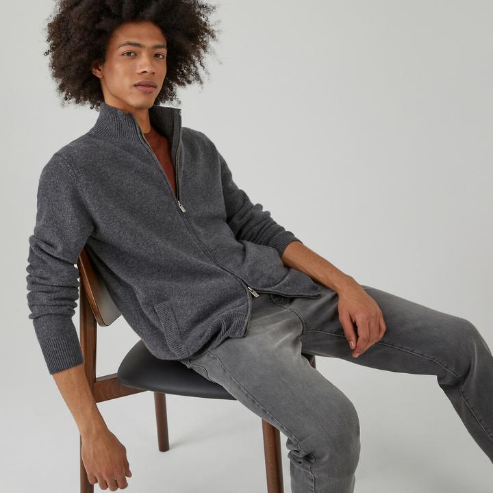 Actual product image La Redoute Collections 100% Lambswool Cardigan (L)