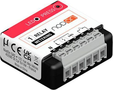 Productafbeelding NodOn Zigbee aan/uit module 16a droog contact + verbruiksmeting