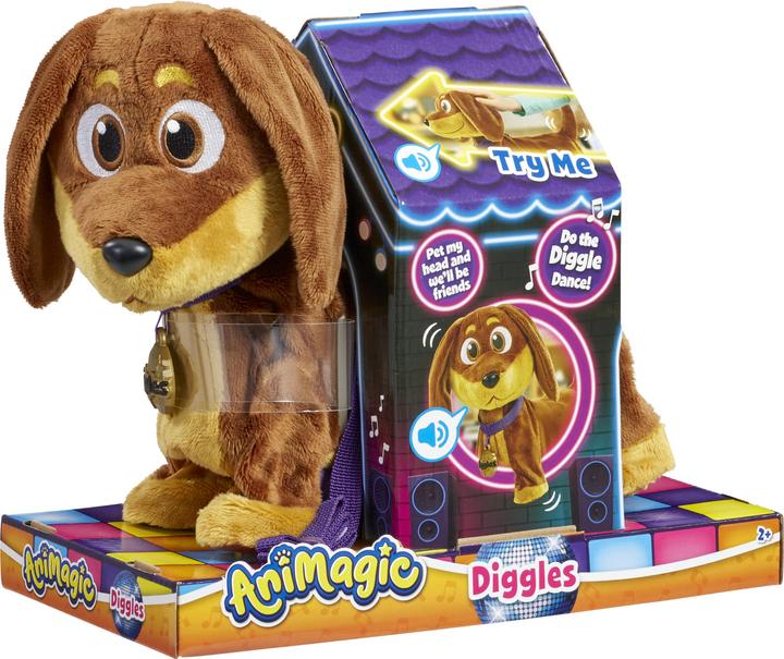 Goliath Toys Maskotka interaktywna animagic diggles (24 cm)