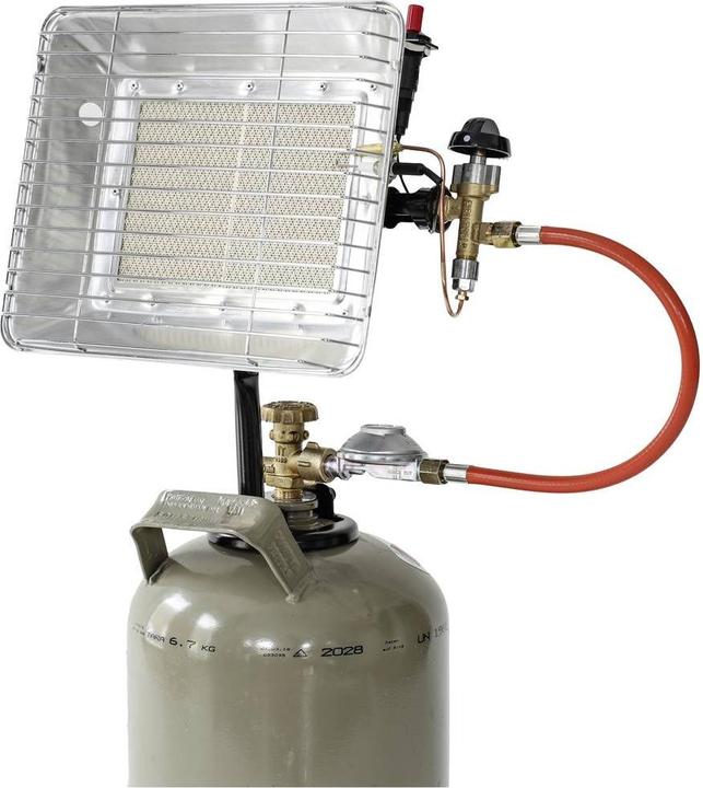 Produktbild Rothenberger Eco Piezo Gasheizstrahler ( 35985 ) 2,7 kW - 4,2 kW für Propangasflaschen 5 (4200 W)