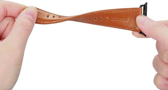 Image du produit Dux Ducis Business Series Bracelet de remplacement en cuir véritable (44 mm, 45 mm, 42 mm, Cuir véritable)