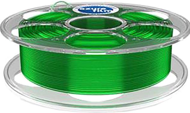 Actual product image AzureFilm PETG Green Transp. 1.75mm 1kg 3D Filament (PETG, 1.75 mm, 1000 g, Transparent)