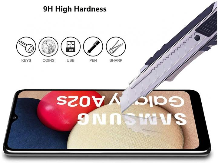 Produktbild Screenguard Samsung Galaxy A02s Full Screen Panzerglas Schutzfolie 2.5D 9H (1 Stück, Samsung Galaxy A02s)