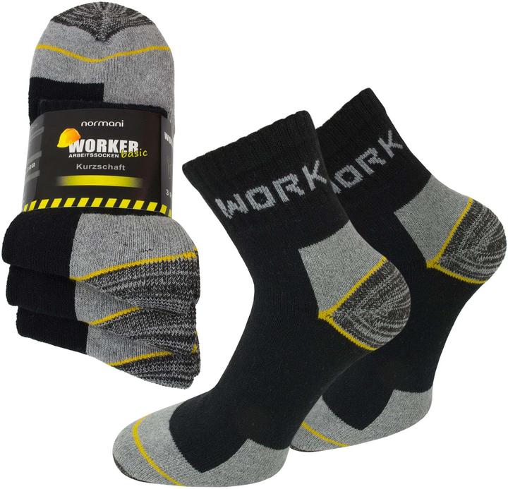 Actual product image Normani 6 Pair Short Shaft Work Socks Work Short (pack of 6, 39 - 42)