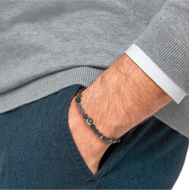 Produktbild S.Oliver Armschmuck für Herren, Edelstahl |Kompass (20 cm, Edelstahl)