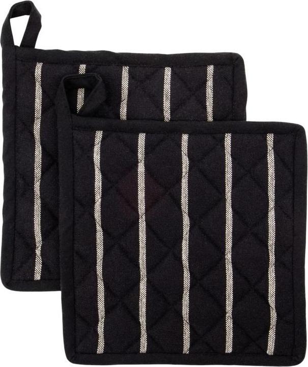 Immagine prodotto House Doctor Salvietta, HDChef, nera con strisce bianche (Cotone)