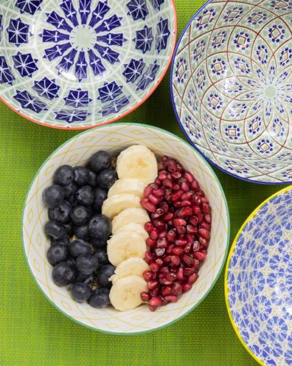 Produktbild Kitchen Craft KitchenCraft Glazed Stoneware Bowl, Black Tile, 15.5x7.5cm, Labelled (15.50 cm, 1.87 l, 1 x)