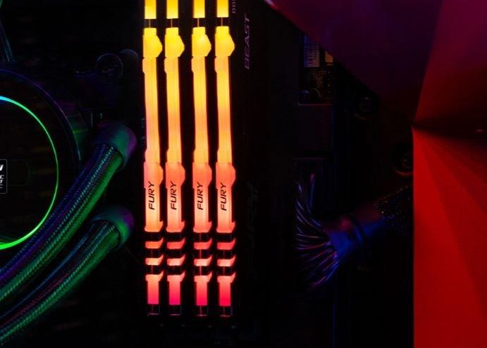 Produktbild Kingston FURY Beast RGB (2 x 32GB, 3000 MHz, DDR4-RAM, DIMM)