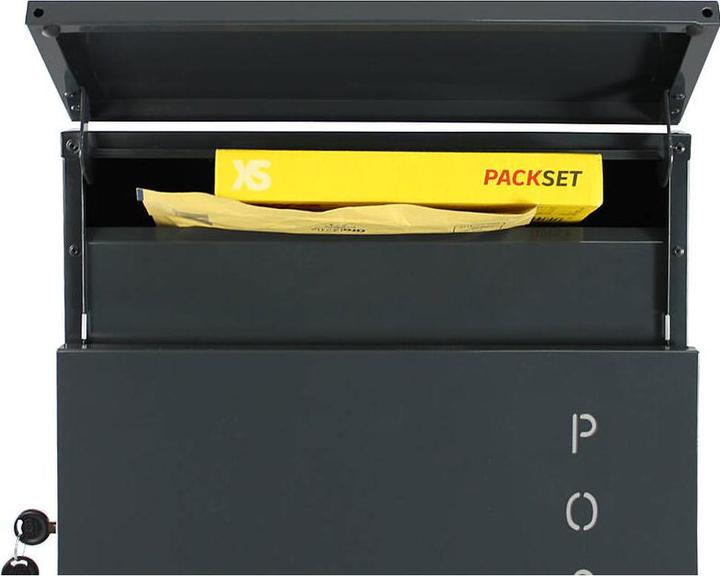 Actual product image SafePost 22-9 Letterbox anthracite grey