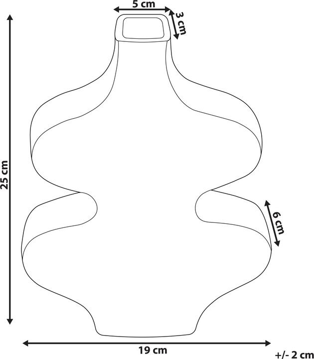 Actual product image Beliani Argos (1 x, 19 x 19 x 25 cm)