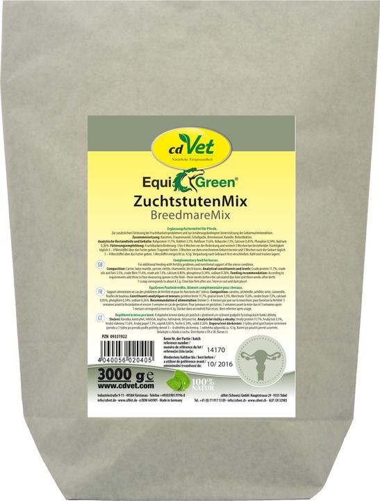Produktbild cdVet EquiGreen ZuchtstutenMix (3000 g)