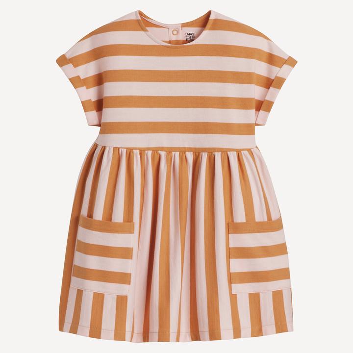 Produktbild La Redoute Collections Gestreiftes Kleid mit kurzen Ärmeln (86)