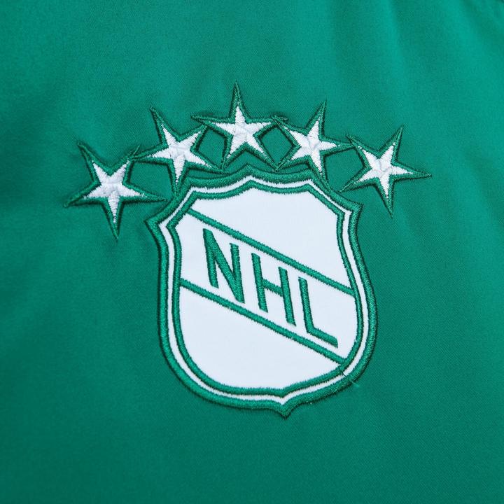 Actual product image Mitchell & Ness M&N Heavyweight Satin Veste NHL Minnesota North Stars (M)