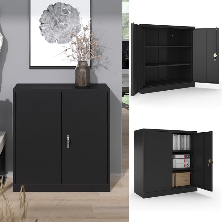 Produktbild Vicco Metallschrank (85 x 39 x 90 cm)