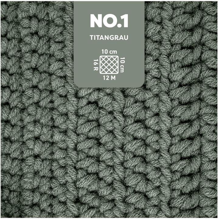 Actual product image Myboshi Wool no. 1 col. 194 titanium grey (55 m)