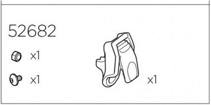 Produktbild Thule Mounting Bag Pumpbuckl 917/918 (Schwarz)
