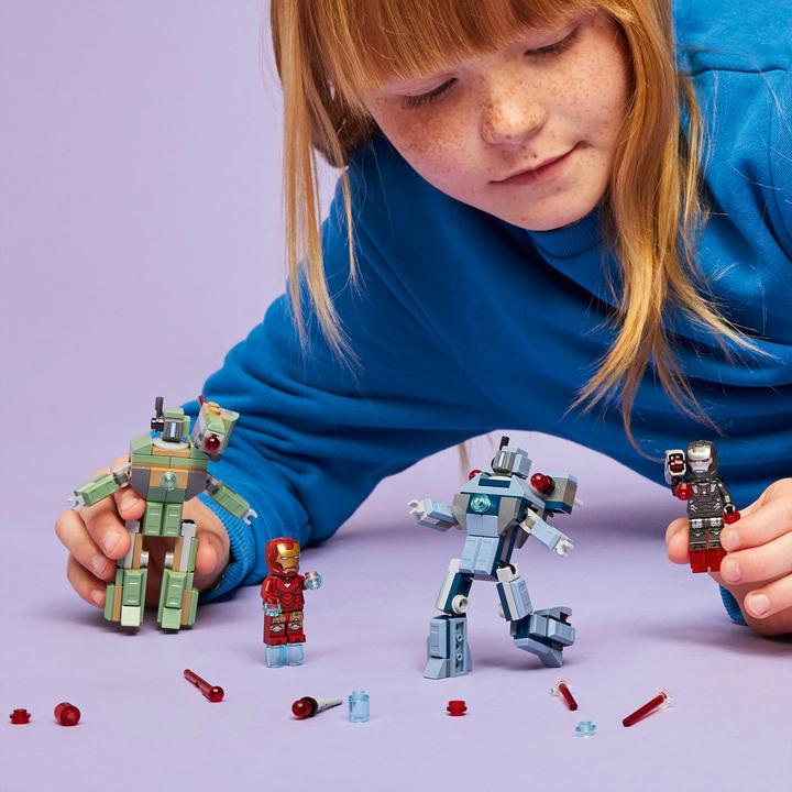 Produktbild LEGO Iron Man & War Machine vs. Hammer-Drohnen (76320, LEGO Marvel)