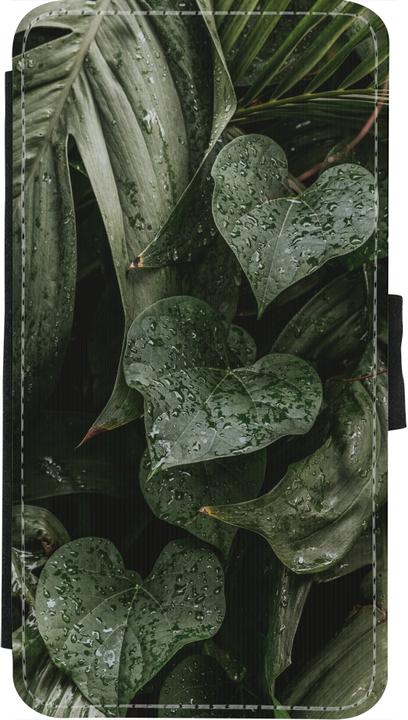 Actual product image PhoneLook Cover Wallet black Spring 23 fresh plants (Apple iPhone X, Apple iPhone XS)